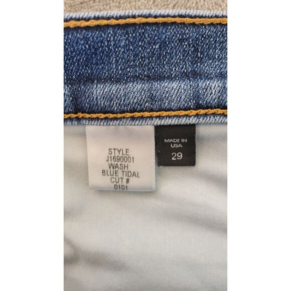 Womens Veronica Beard Medium Wash Skinny Jeans - Picture 4 of 5